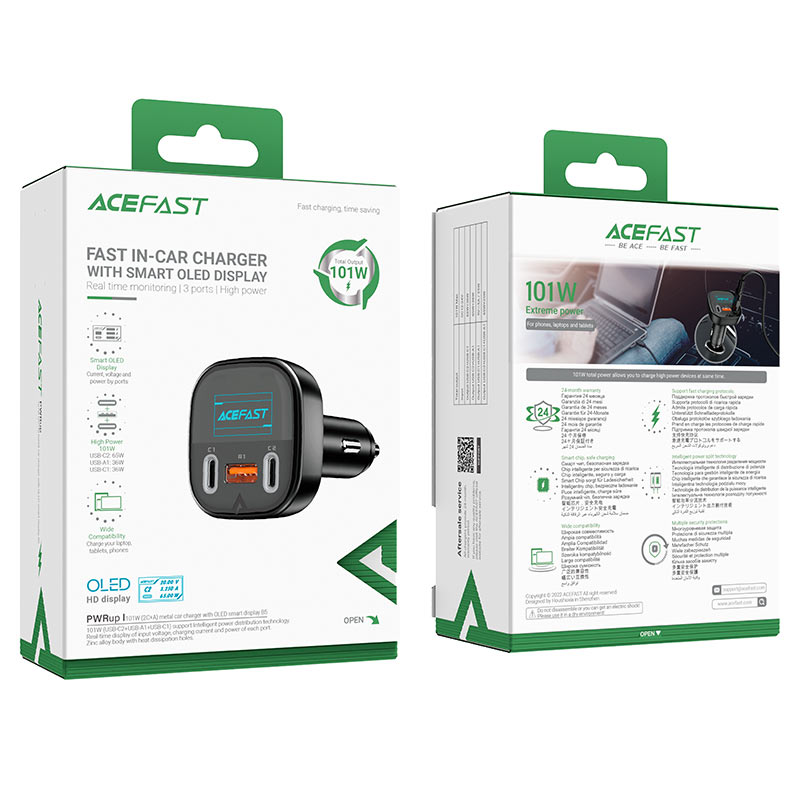 acefast-b5-101w-2xusbc-usba-car-charger-with-oled-display-packaging